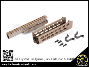 AK KeyMod Handguard (Dark Earth) for AEG/GBB