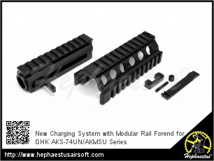 New Charging System with Modular Rail Forend for GHK AKS-74UN/AKMSU Series