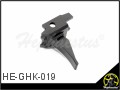 CNC Steel Flat Trigger (Type A - Black)  for GHK AK Series