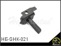 CNC Steel Flat Trigger (Type B - Black)  for GHK AK Series